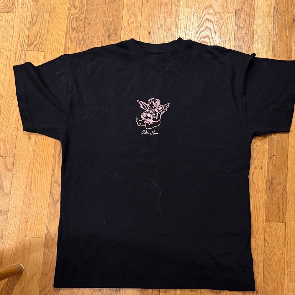 Darc Sport Black Tee with Pink Graphic